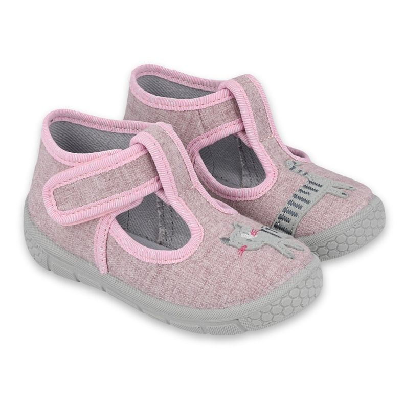 Befado Kinderschuhe 531P084 rosa grau