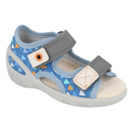 Befado Kinderschuhe PU 065X158 blau mehrfarbig