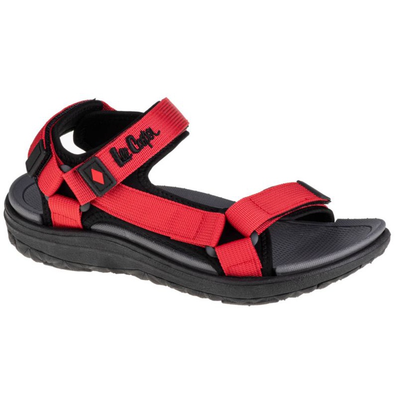 Lee Cooper Damen Sandalen W LCW-21-34-0207L schwarz rot