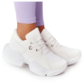 PS1 Sneakers für Damen auf einer massiven Sohle Bubbly White weiß