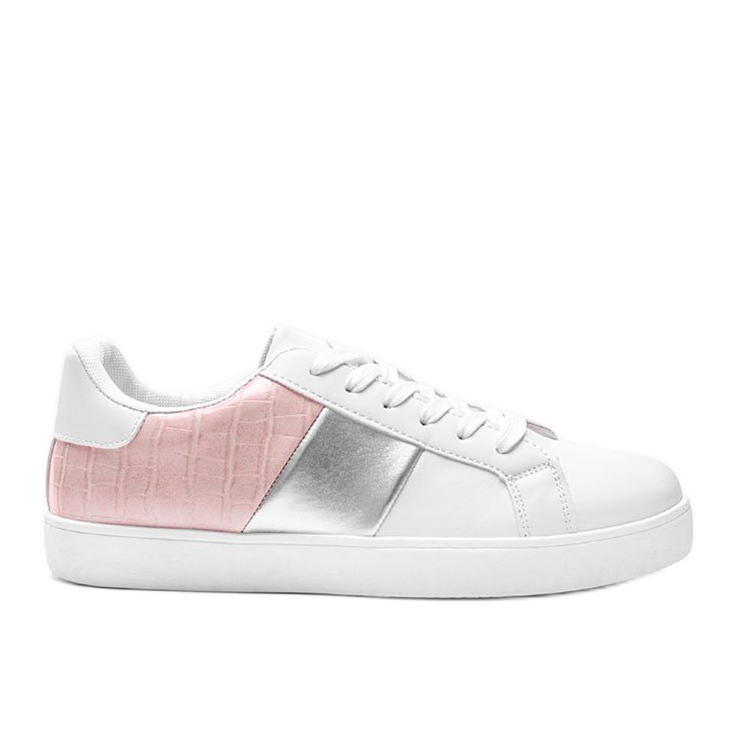Haille Sneakers in Pastellweiß und Pink