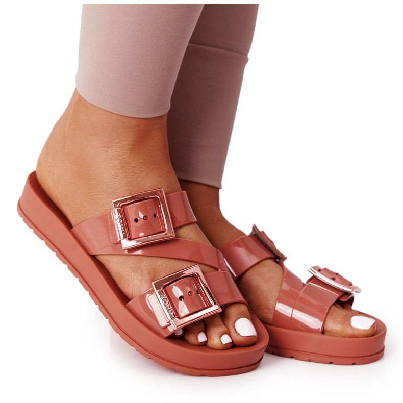 Duftende umweltfreundliche Gummipantoffeln ZAXY HH285106 Ceglaste braun