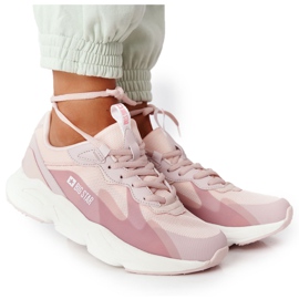 Damen Sportschuhe Memory Foam Big Star HH274811 Pink rosa