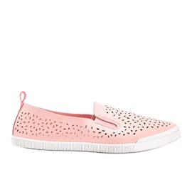 Maegan pinke durchbrochene Sneakers rosa