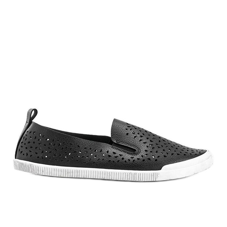 Schwarze Maegan Sneakers mit Lochmuster