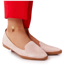 Damen Loafer Sergio Leone MK700 Wildleder Rosa