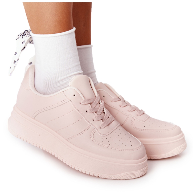 Damen Sportschuhe auf der Plattform Pink This Is Me rosa