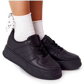 PS1 Damen Sportschuhe auf der Plattform Schwarz This Is Me