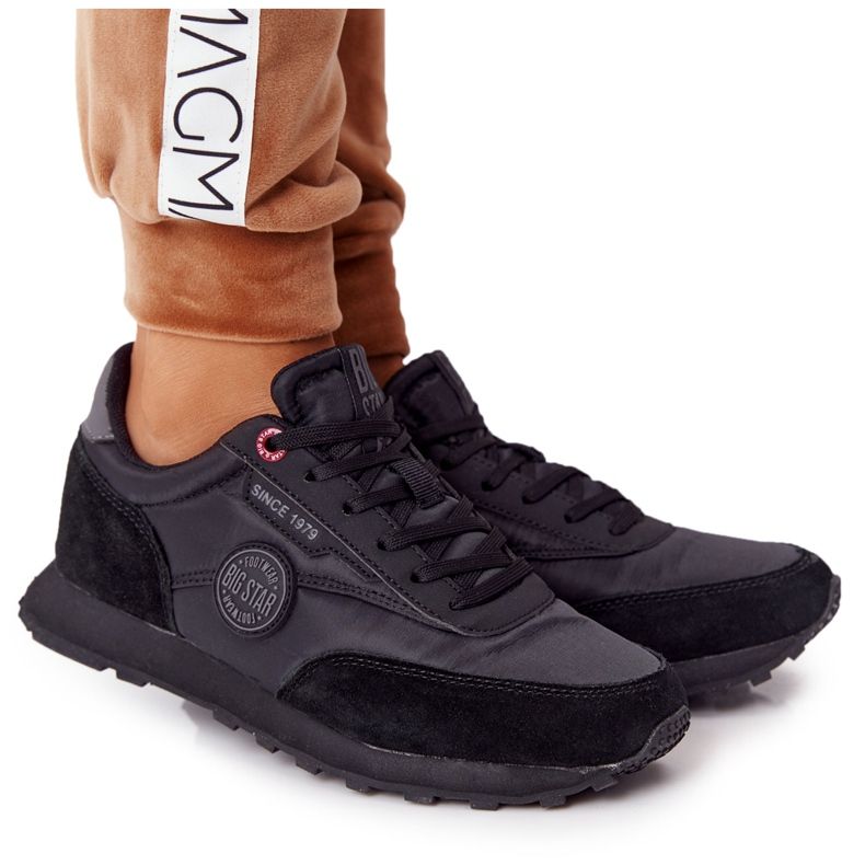 Damen Sportschuhe Memory Foam Big Star HH274528 Schwarz