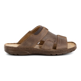 Polbut Herrenhausschuhe 358 braun