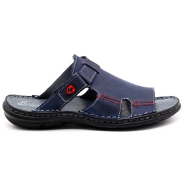 Polbut Herrenhausschuhe 356 marineblau navy blau