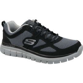 Skechers Burns Agoura M 52635-BKGY Schuh schwarz
