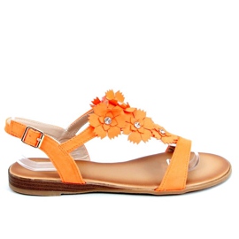 Orange Damensandalen F3273 Orange