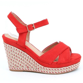 Rote Keilsandalen WH-255 Rot