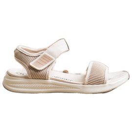 Bequeme Klettsandalen Evento 20SD88-2022 beige