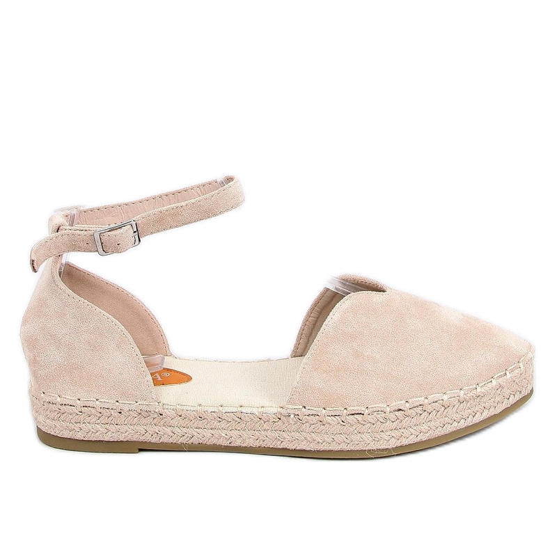 Damen Espadrilles mit Cut-Out beige 1219 Beige