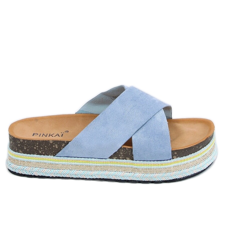 Blaue Korkhausschuhe LS016 Blau