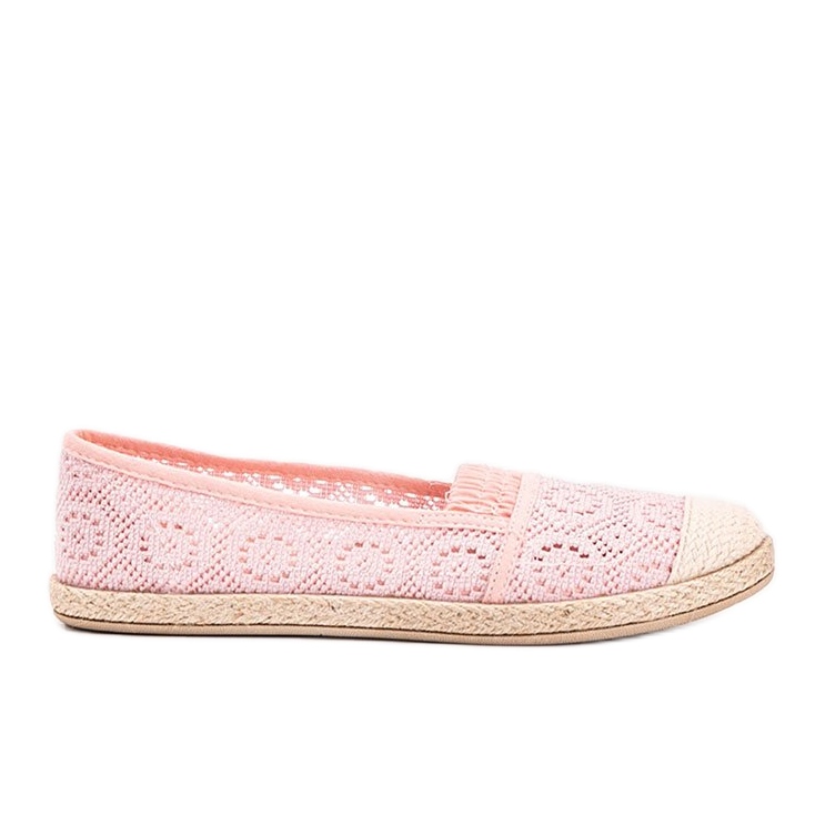 Espadrilles aus rosa Stoff von Laney