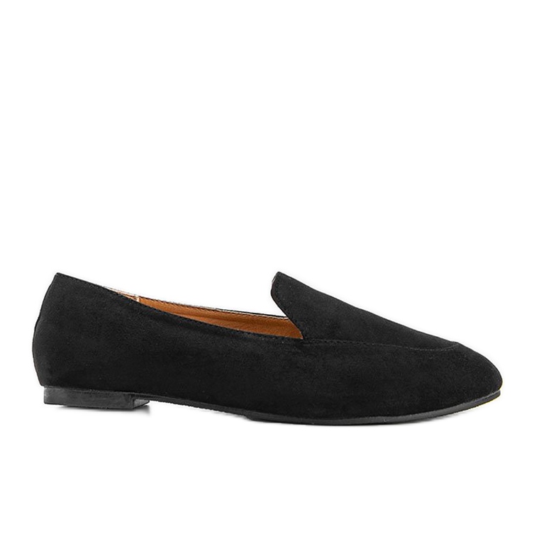 Schwarze Loafer aus Öko-Wildleder von Devyn