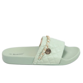 Mint CK189P Grüne Hausschuhe