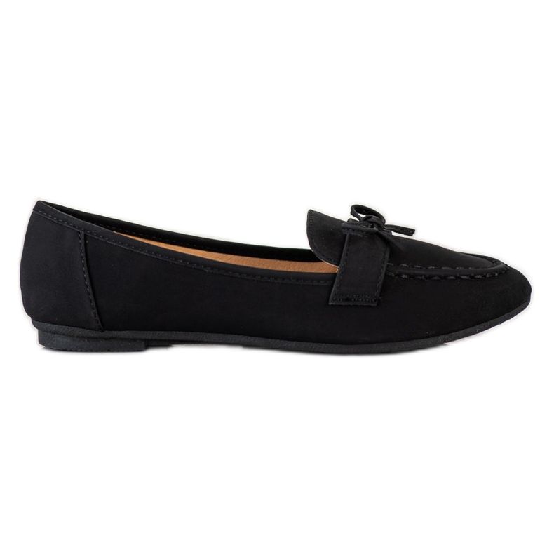 Diamantique Loafer aus Öko-Leder schwarz