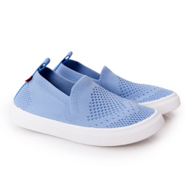 Kinder Slip-On Big Star HH374108 Blau Slip-On Sneakers