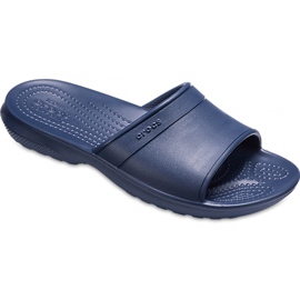Crocs Classic Slide Kinder Hausschuhe für Kinder 204981 410 navy blau