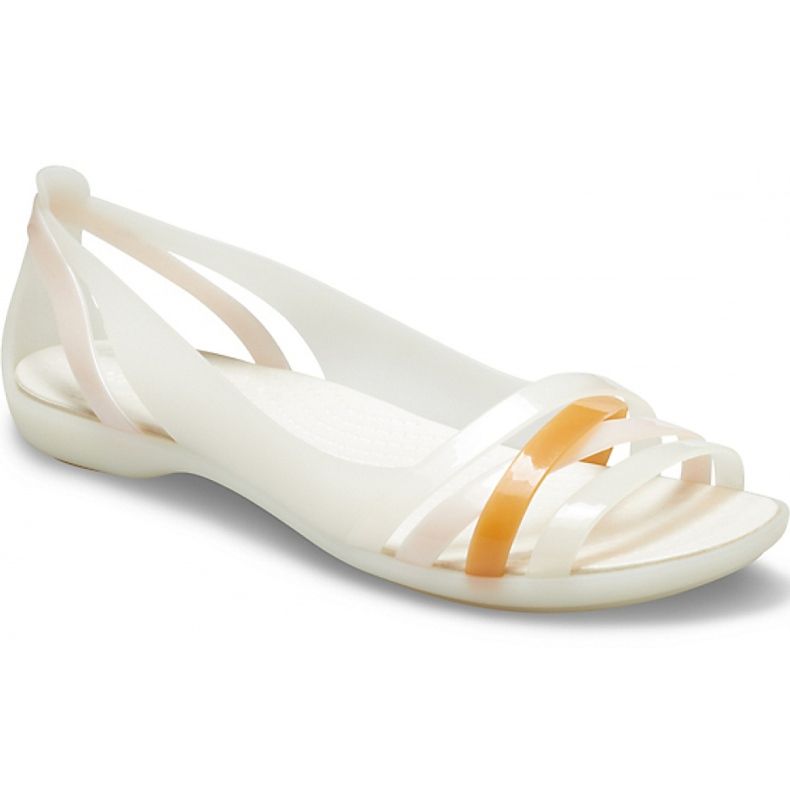 Crocs Sandalen Isabella Huarche 2 Flat W weiß 204912 12U