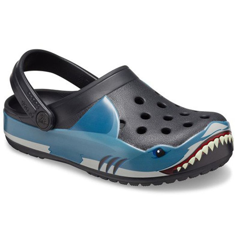 Crocs für Kinder Fun Lab Shark Band Clg K schwarz 206271 001