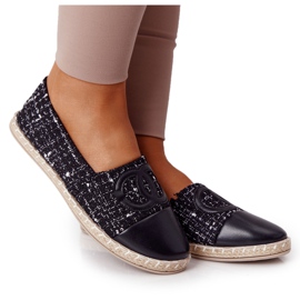EVE Elegante schwarze Espadrilles für Damen Be My Love beige
