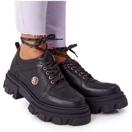 Lewski Shoes Leder Oxfords Lewski Schuhe 3011-0 Schwarz