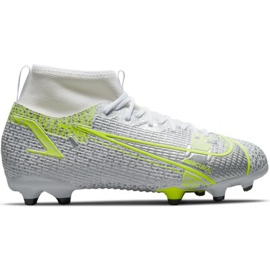 Nike Mercurial Superfly 8 Academy FG / MG Jr CV1127 107 Fußballschuhe grau silber-