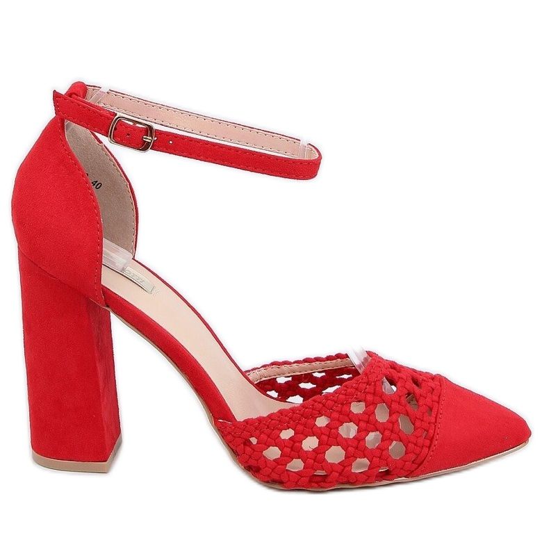 Pumps High Heels ausgesetzt rot 1JB-19228 Rot