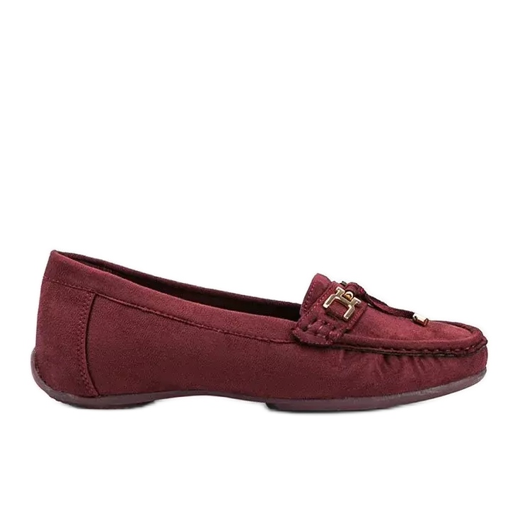 Darren kastanienbraune Loafer rot