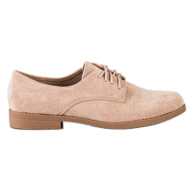 SHELOVET Klassische Schnürschuhe beige