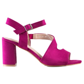 S. BARSKI Modische Sandaletten von S.BARSKI rosa