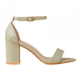 Goodin Kalsic Sandalen mit hohen Absätzen grün