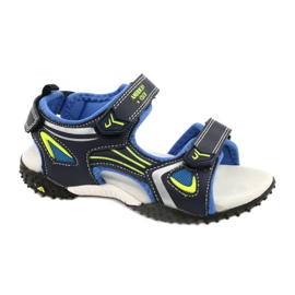 American Club Amerikanischer RL23 Ledereinsatz marineblau blau grün