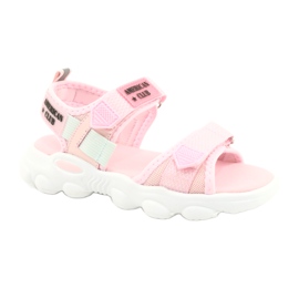 American Club Mädchen rosa Sports Sandalen RL32/21