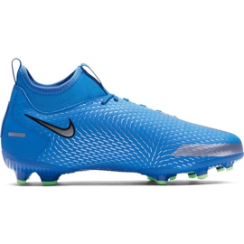 Nike Phantom Gt Academy Df FG / MG Junior CW6694 400 Fußballschuhe blau blau