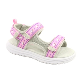 American Club RL39/21 Sandalen mit Lederinnensohle, lila violett