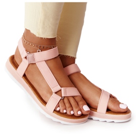 Sandalen für Damen auf Gummisohle Coral Stranger rosa