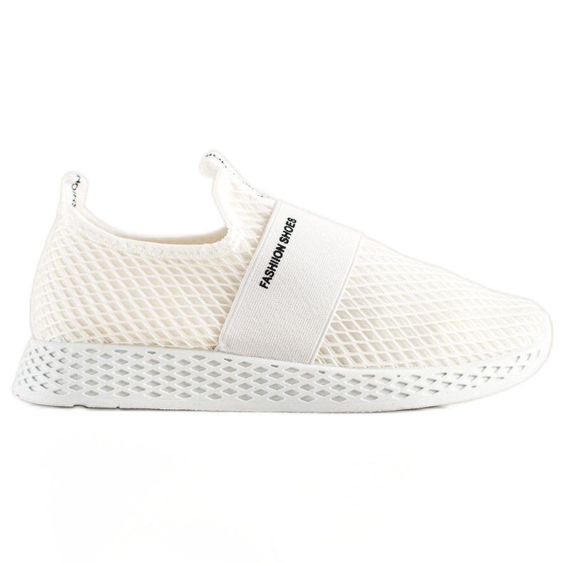 SHELOVET Slip-on-Sneaker mit Mesh weiß