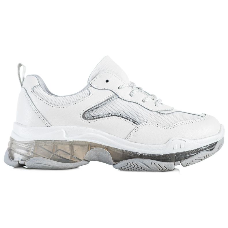 Goodin Leder Turnschuhe weiß