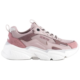 Damen Sneaker Big Star HH274258 lila rosa