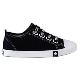 Damen Big Star Sneakers HH274098 schwarz
