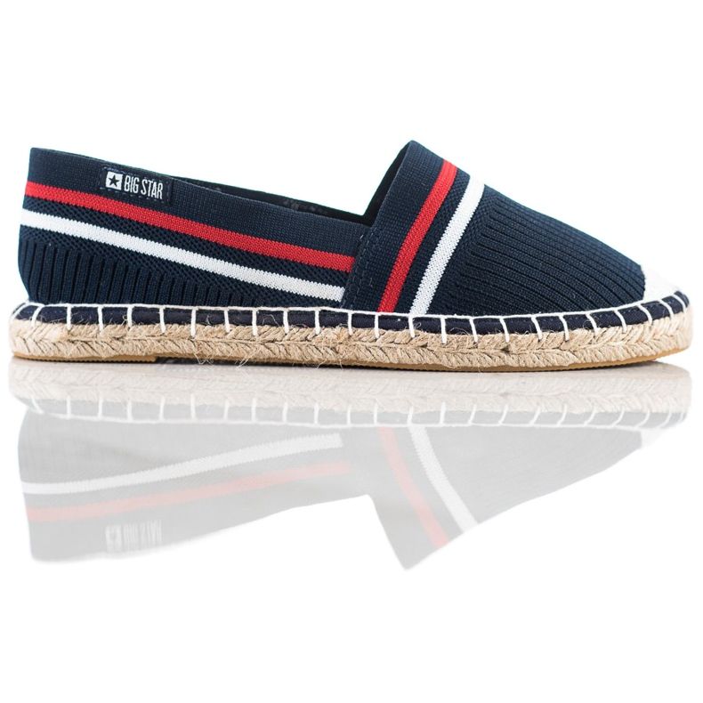 Damen Espadrilles Big Star HH274483 navy blau
