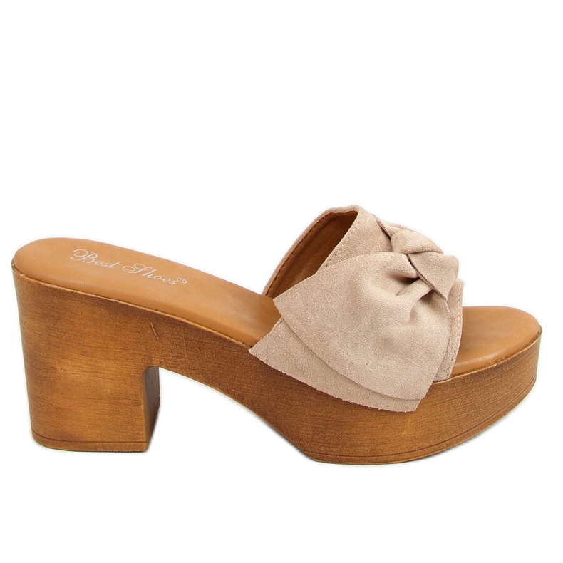 Hausschuhe ala Beige Clogs YL-3M127 Beige