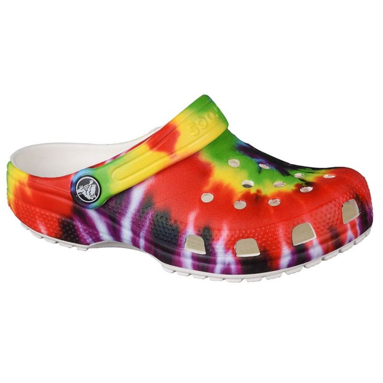 Crocs Classic Tie-Dye Graphic K Clog Jr 205451-90H mehrfarbig gelb