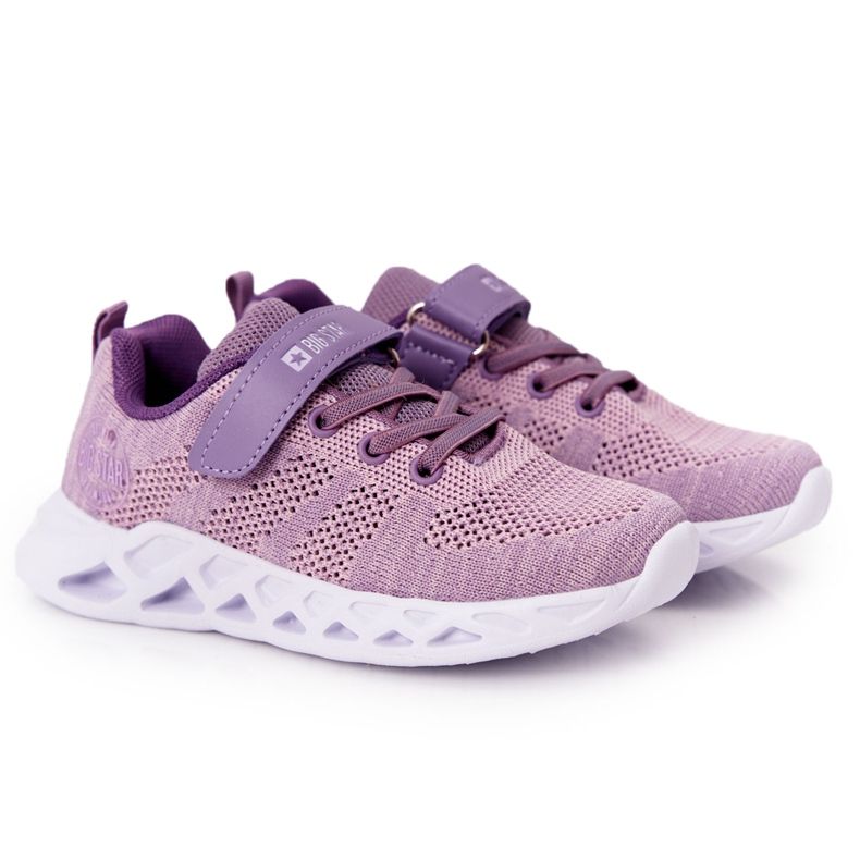 Kinder Sportschuhe Sneaker Big Star HH374183 Violett